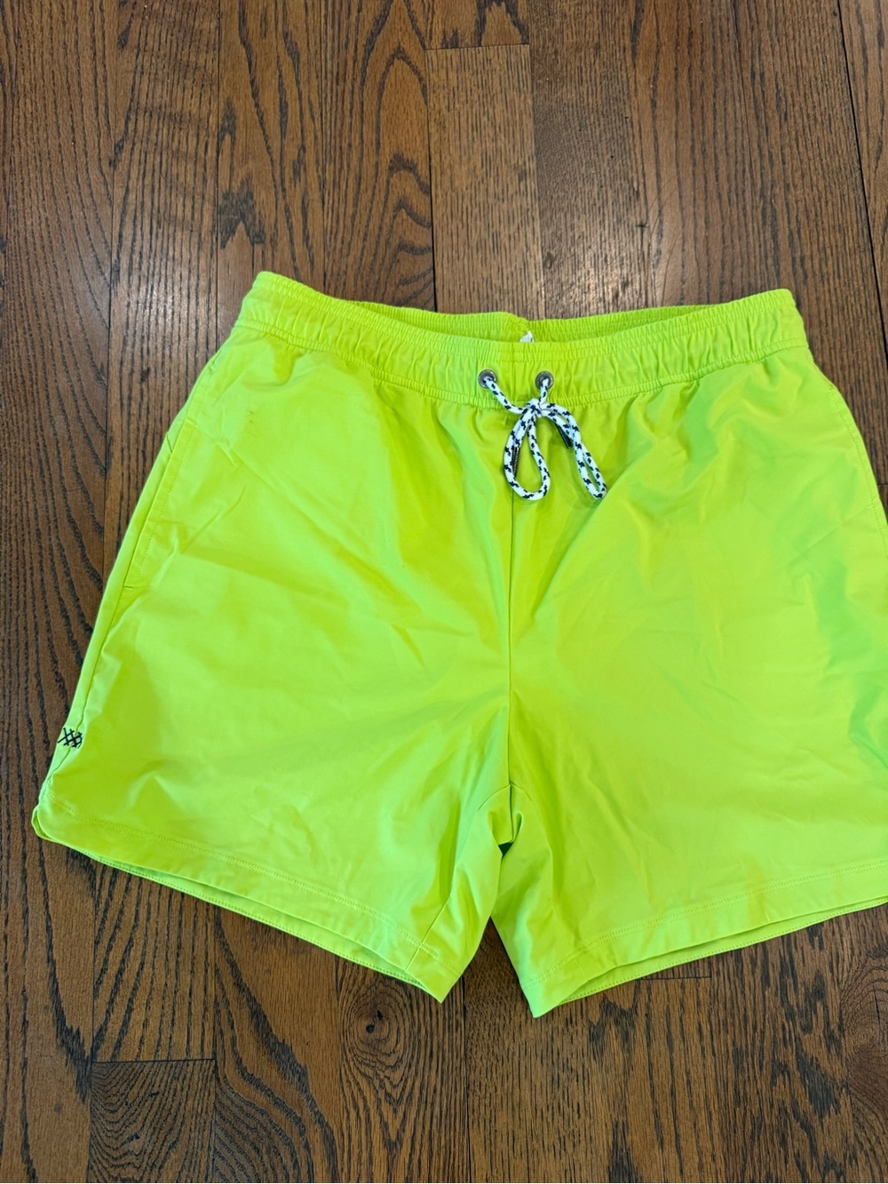 RHONE Neon Yellow Men's Swim Trunks